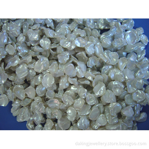 White Keshi Pearl, Petal Pearl (KSP003)